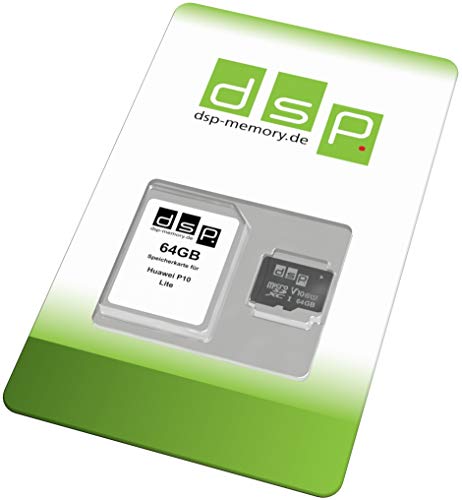 Tarjeta de Memoria de 64 GB (Class 10) para Huawei P10 Lite
