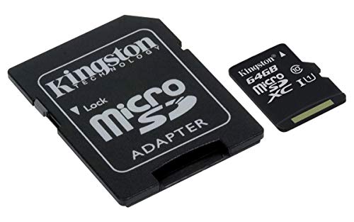 Kingston SDCG2/64GB Tarjeta MicroSD, Negro